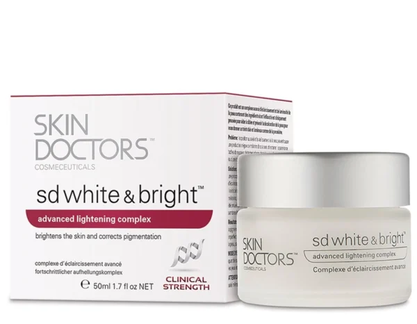Skin Doctors SD White & Bright Brightening Cream – 50ml | Even Skin Tone & Radia