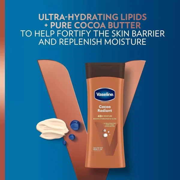 Vaseline Essential Moisture Cocoa Radiant Lotion Body Care Ultra-Hydrating 200ml