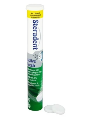 Steradent Active Fresh Tablets 30 Pack