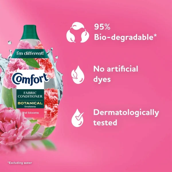 Comfort Botanical Fabric Conditioner freshness First Blooms 960ml – 64 Washes