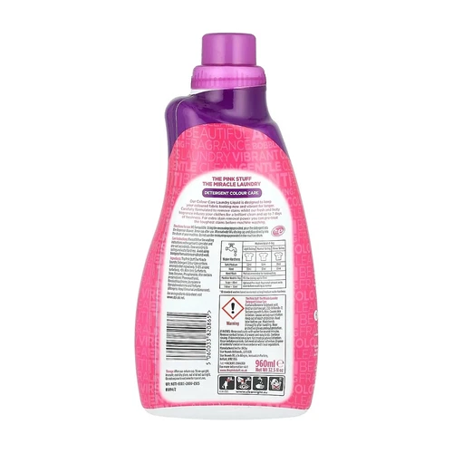 The Pink Stuff Laundry Detergent Colour Care 960ml  30 Washes