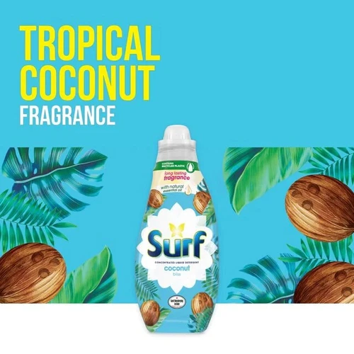 Surf Coconut Bliss Concentrated Liquid Laundry Detergent 24 Washes 648ml