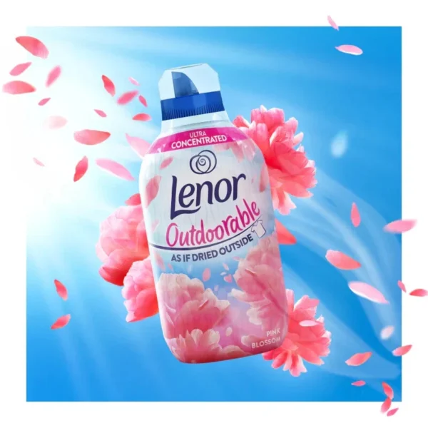 Lenor Outdoorable Fabric Conditioner Spring Pink Blossom 462ml 33 Washes