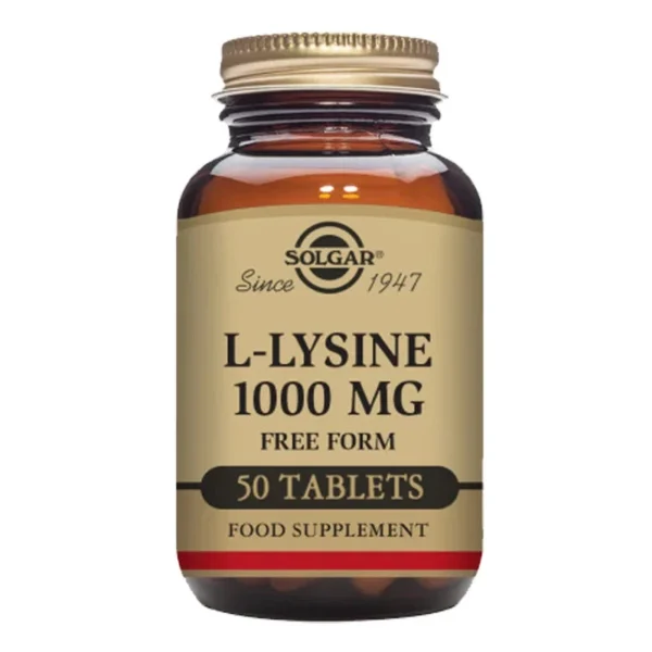 Solgar L-Lysine 1000 MG 50 Tablets Pack