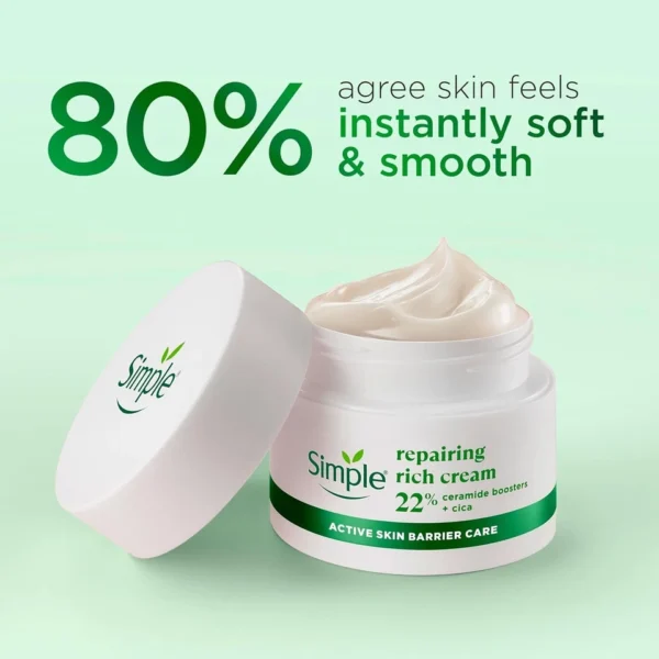 s-l960 (6) Simple Rich Repair Face Cream with 22% Ceramide Booster Organic B5 – 50ml