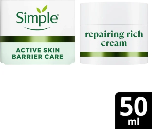 s-l960 (7) Simple Rich Repair Face Cream with 22% Ceramide Booster Organic B5 – 50ml