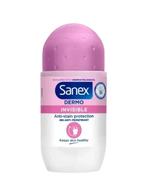 Sanex Dermo Invisible 48h Sweat & Odour Protection Anti-Perspirant Roll On 50ml
