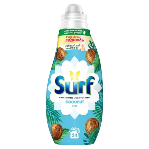 Surf Coconut Bliss Concentrated Liquid Laundry Detergent 24 Washes 648ml