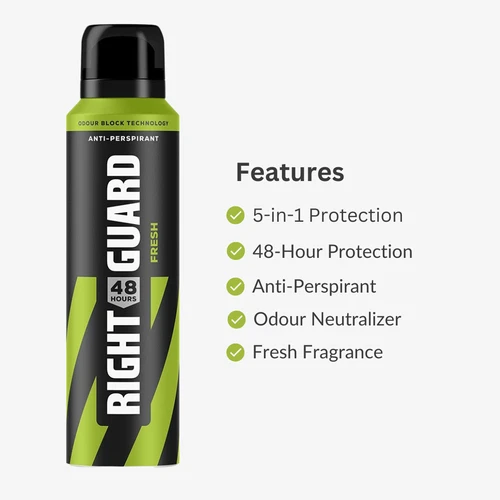 Right Guard Deodorant Fresh 48H High Performance Anti-Perspirant Spray 150ml