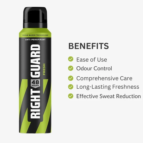 Right Guard Deodorant Fresh 48H High Performance Anti-Perspirant Spray 150ml